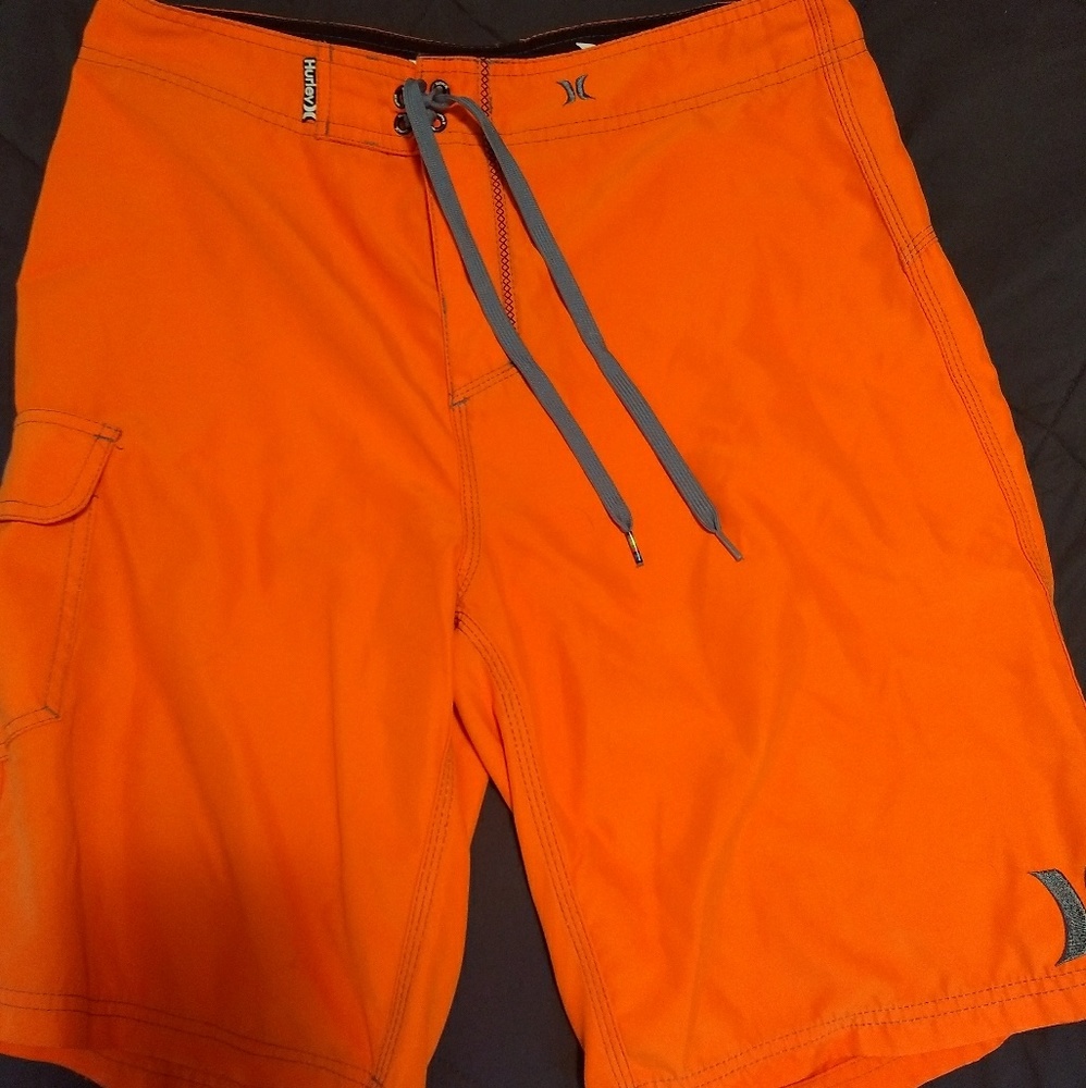 Bright Orange Hurley Board Shorts (Men's 32)